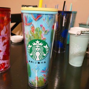 Starbucks Venti Arizona tumbler with straw…